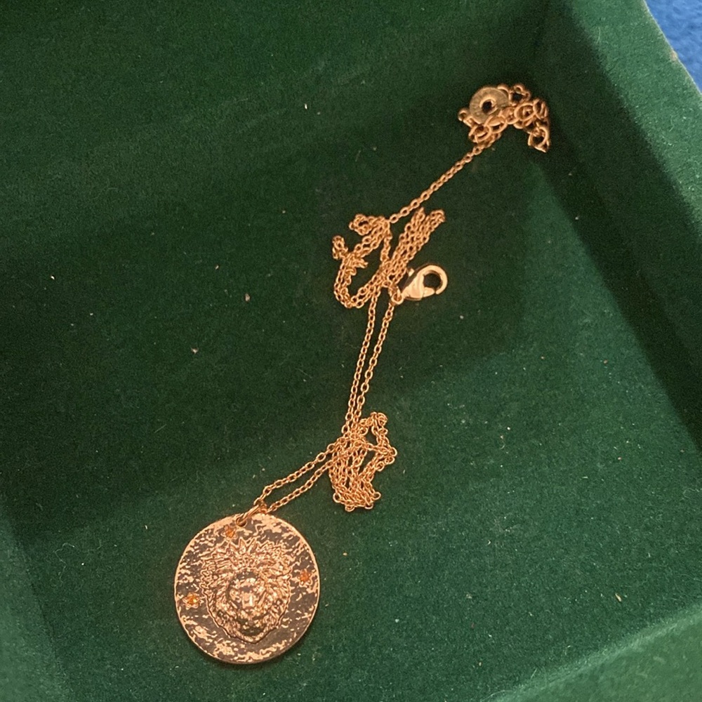 Beautiful gold Leo necklace - Picture 4 of 4